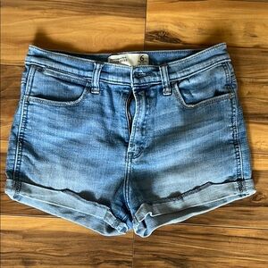 Women's Blue Denim Shorts